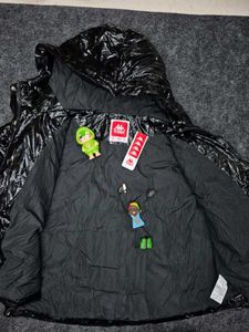 Kappa  Jacket - Shiny Black
