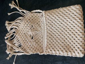 Handmade Macrame Crossbody Bag