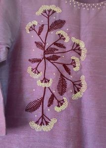 Lavender Color Kurti