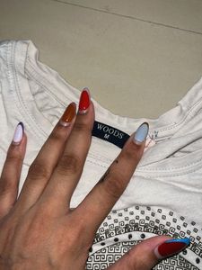 White Graphic T-Shirt