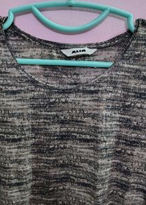 Striped 3/4 Sleeve Top
