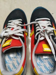 Puma Men's Red &amp; Blue Sneakers