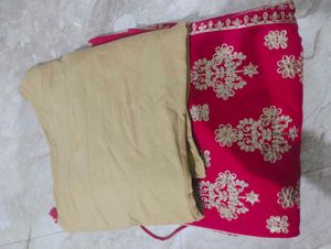 Elegant Pink Kurta Set with Embellishments