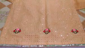 Nude Sharara Set with Dupatta