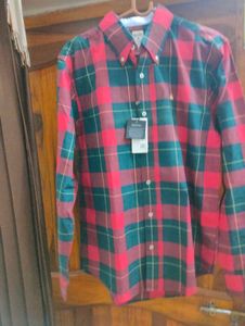 NEW BROOKS BROTHER Classic Plaid Button-Down Shirt