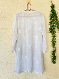White Chikankari Kurta