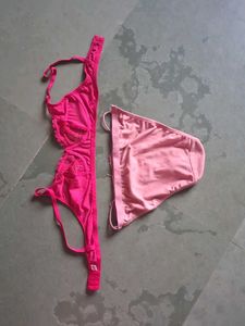 Pink Bra &amp; Panty Set