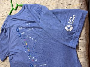 Jane street blue graphic tshirt