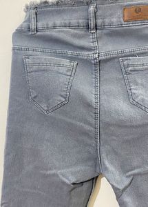 Bell Bottom Bootcut Flared Women grey Jeans