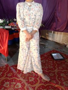 Floral Print Palazzo Suit