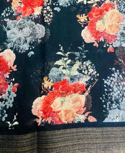 Floral Print Saree