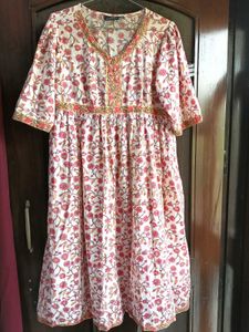 Women's Floral Print Cotton dress