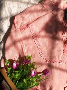 🌸 Elegant Pink Kurti 🌸
