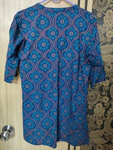 Teal Short Kurti