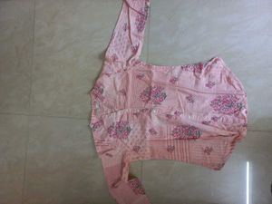 Pretty Pink Floral Kurta Set