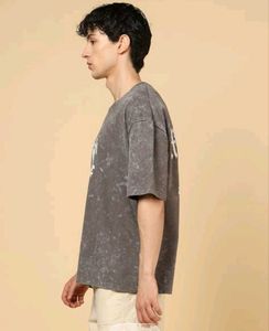 Shein Men Drop Shoulder Typographic Back Print Cre
