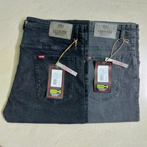 Live-in Top Notch Jeans - Size 40 x2