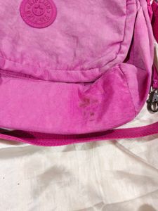 Pink Kipling Crossbody Bag