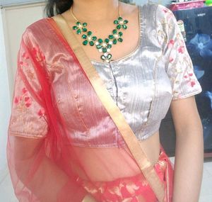 Very beautiful Grey color padded blouse
