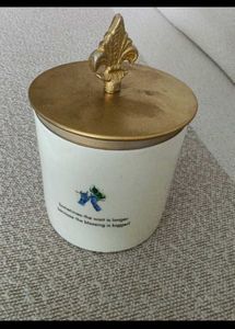 Elegant Decorative Jar with Lid