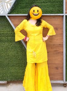 💛 Yellow Sharara Set for Sale 💛