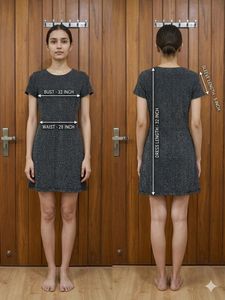 Sparkly Grey Sheath Dress