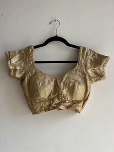 Brand new festive Gold Sequin Blouse