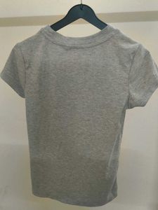 Pearl Detail Ribbed Tee
