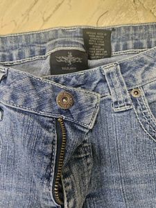 denim blue shorts