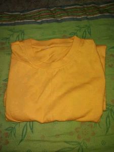 T-Shirt and Black Pyjama Set