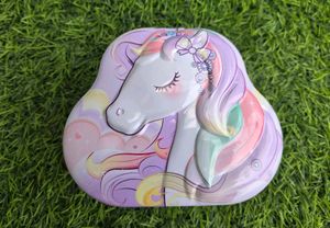 Unicorn piggy bank with lock and key