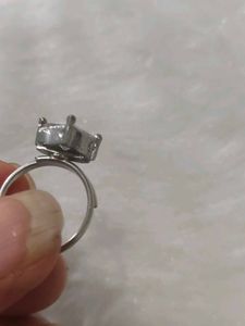 Elegant Square Cut Gemstone Ring
