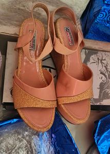 Elegant Peach Heels