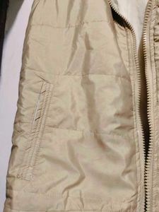 Beige 'Ritik' Sleeveless Jacket