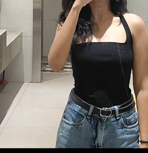 Chic Black Bodycon Mini Dress