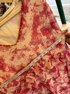 Floral Print Ethnic Gown