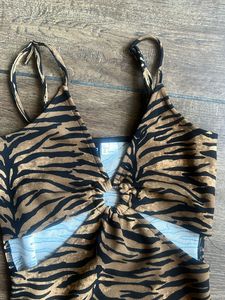 HnM Tiger Print Bodycon Dress