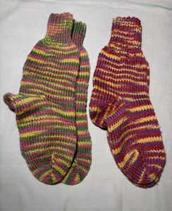 🆕 Hand-knitted Kullu Wool Socks(2 Pairs)