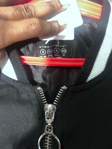 Atmosphere Embroidered Bomber Jacket