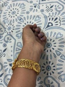 Sparkling Hand Harness Bracelet Along With Ring