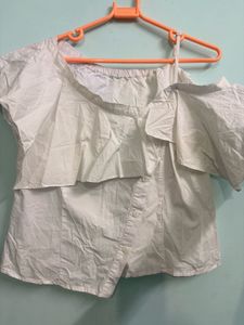 Stylish Off-Shoulder Ruffle Top