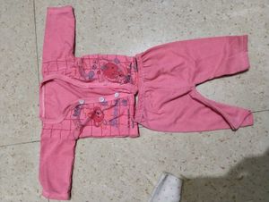 Baby Girls Pink Pajama Set