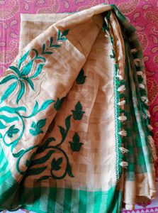 Elegant Embroidered Saree