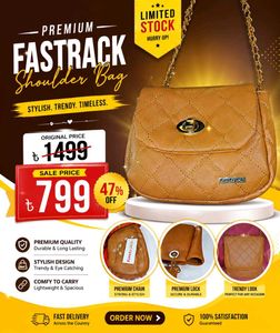Fastrack Premium Quilted Shoulder Bag