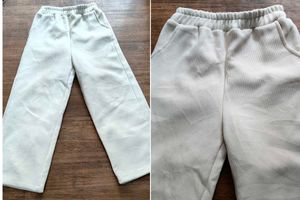 Comfortable Cream Wide Leg Pants