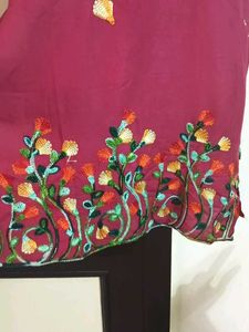 Maroon Tunic Top