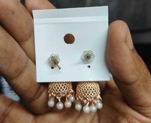 Elegant Peacock Jhumka Earrings