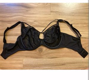 Black Lace Strappy Bra