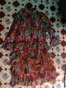 Fancy One Piece Gown Xl Size Length 44 Inches