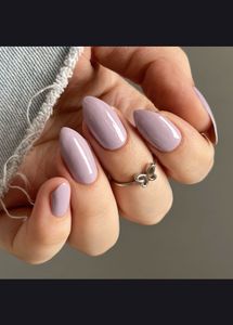 the light lilac nail paint